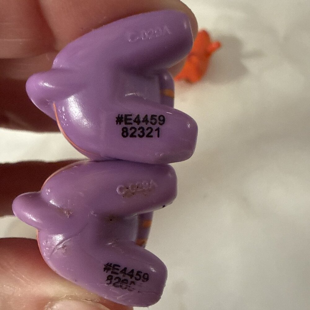 8 Lot Lost Kitty Kitties Mini Figures Cats Kittens Orange Purple Green Pink - Picture 11 of 12